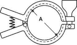 Single Pin Squeeze Clamp