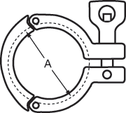 aaaThree Piece Clamps