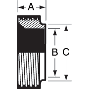 aaaAcme Threaded Short Butt Weld Ferrules