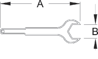 304 SS Bevel Seat Hex Wrench