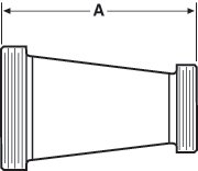 aaaConcentric Reducers Both Ends Acme Thread