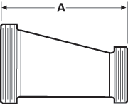 aaaEccentric Reducers Both Ends Acme Thread