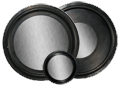 Orifice Plate (Blank), Black Viton&reg;, 316 SS, Size: 1"