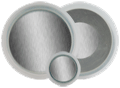 Orifice Plate (Blank), Platinum Cured Silicone, 316 SS, Size: 3/4"