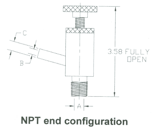 304 SS Sample Angle Valves