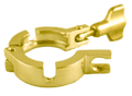 Smart Gasket&reg; Clamps Gold Indicator (Internal Ports 2), SS, Size: 1.0" & 1 1/2"