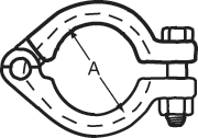 aaaSCH.5 316L SS I-Line Clamps