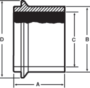 aaaMale Butt Weld  Ferrules