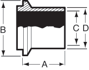 aaaSCH.5 Male Butt Weld Long Ferrules