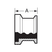 aaaFemale I-Line x Tri-Clamp® Adapters