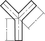 aaa316L SS Sanitary Butt Weld True Y