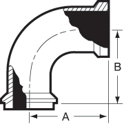 aaa90° Elbows Male x Female