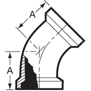 aaa45° Elbows Both Ends Female