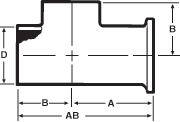 aaaButt Weld x Tri-Clamp® x Butt Weld Tees