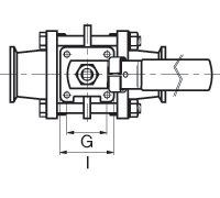 316L SS Manual 2-Way Tri-Clamp® Ball Valves