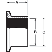 aaaSCH.10 Butt Weld Long Ferrules