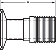 aaaTri-Clamp® x MNPT Adapters