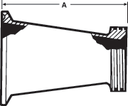 aaaConcentric Reducer Adapters Tri-Clamp® x Acme Thread