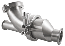 aaa316L SS Ball w/Air Blow Check Valves Tri-Clamp® Ends “A" Type (air coupler) EPDM Ball & Seals