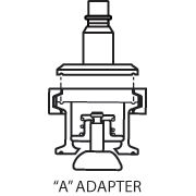 316L SS Ball w/Air Blow Check Valves Tri-Clamp® Ends “A" Type (air coupler) EPDM Ball & Seals