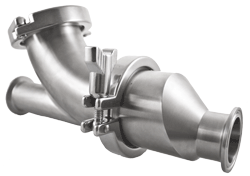 aaa316L SS Ball w/Air Blow Check Valves Tri-Clamp® Ends “B" Type (hose barb) EPDM Ball & Seals