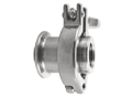 Ball Check Valve w/Air Blow Check Valve,  "C" Type (thermometer cap), Tri-Clamp&reg; Ends, Sanitary 3A&reg; 316L SS, EPDM Seat & Seals, Size: 2"