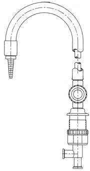 aaaTable Mount Non-Recirculating Gooseneck