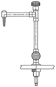 aaaTable Mount Non-Recirculating Gooseneck with Vacuum Breaker