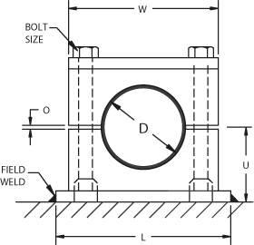 Aluminum Insert, Carbon Steel Hardware