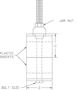 Santoprene Insert, 304 SS Hardware