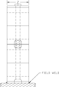 Aluminum Insert, Carbon Steel Hardware