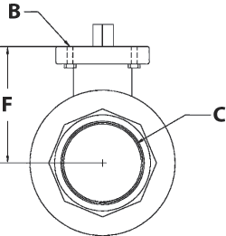 2-Piece 316L SS Industrial Ball Valves