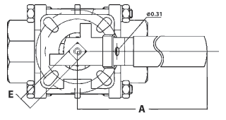 3-Piece 316L SS Industrial Ball Valves