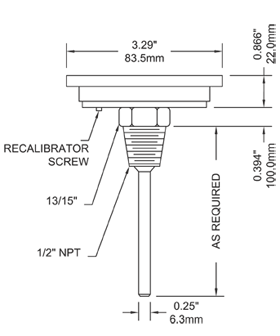 12" Stem