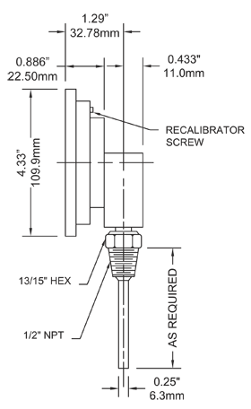 12" Stem