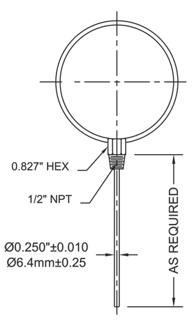 6" Stem