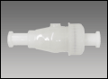 Ball Check Valve, Mini Tri-Clamp&reg; Ends, PolyPro, Size: 3/4"
