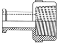 Adapter, FNPT x Mini Tri-Clamp&reg;, Kynar&reg;, Size: 1/4" x  6mm