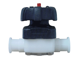 aaaKynar® Manual Diaphragm Valve, EPDM Dia