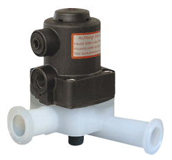 aaaZDL Spring Close Actuated Diaphragm Valve, TFE/EPDM Dia