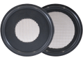 Perforated Metal Gasket (.033 Bore SS), Black EPDM, Size: 1 1/2"