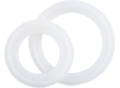 Tri-Clamp&reg; Gasket, Schedule 5 Gasket, Type I, White PTFE, Size: 1 1/2"