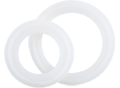 Tri-Clamp&reg; Gasket, Schedule 5 Gasket, Type I, White PTFE, Size: 2 1/2", Bulk Box Quantity: 25