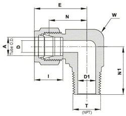 Male 90° Elbow