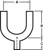 aaa180° Bottom Outlet Butt Weld Use Points PM Finish