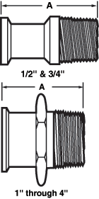 aaaMale Adapters PL Finish