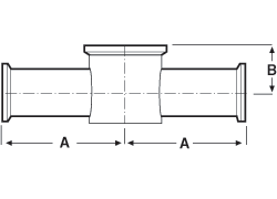 aaaAll Ends Tri-Clamp® Tees PM Finish