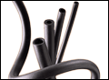 Black Flexible Viton Tubing, 60A Durometer, 1/16" ID x 1/4" OD, 3/32" Wall, 50 ft