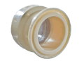 PVC Braid Reinforced Hose, Molded Hytrel 1 1/2" Tri-Clamp Ends, Hose Diameter: 1"