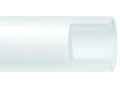 Clear PVC Hose, Molded Hytrel Mini Tri-Clamp Ends, Hose Diameter: 1/4"